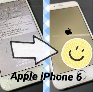 Apple iPhone 6 Display Akku Backcover Smartphone Handy Mobil Reparatur Markt Schwaben